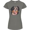Gildan T-Shirt Donna Taglio Petite Cane Da Montagna Bernese