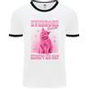 Fruit of the Loom Tutti Fanno Schifo Tranne Il Mio Gatto Maglietta Ringer Da Uomo