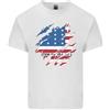 Gildan T-Shirt In Cotone Leggero Per Uomo Torn Flag Bikini Atoll