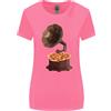 Gildan Pizza Grammofono Giradischi Vinile Records Dj Donna più Ampia Taglio T-Shirt