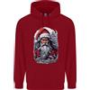 lovetshirts Felpa Da Uomo Samurai Shogun MMA Guerriero Di Natale In Cotone 80%