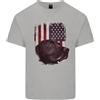 Gildan T-Shirt Per Bambini Con Bandiera Dell'USA Del Labrador Americano