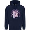 lovetshirts A Bit Witchy Divertente Gatto di Halloween Strega Uomo 80% Cotone Felpa