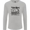 Gildan Viking Blood Scorre In Me Nave Vela Uomo Manica Lunga T-Shirt