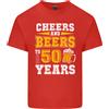 Gildan 50th Compleanno 50 Età Divertente Alcol Uomo Cotone T-Shirt