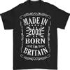 Gildan Nato IN Bretagna 25th Compleanno Fatto 2001 T-Shirt 100% IN Cotone