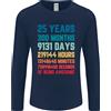 Gildan T-Shirt A Maniche Lunghe Per Il 25° Compleanno Di 25 Anni