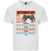 Gildan My Perfetto Giorno Video Games Gioco Gamer Uomo Cotone Leggero T-Shirt