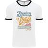 Fruit of the Loom T-Shirt Ringer Uomo Del 20° Compleanno 2006 Invecchiata A Perfezione