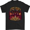 Gil dan T-Shirt Da Uomo Cat Cult Evil Feline Devil Worship Satanic 100% Cotone