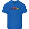 Gildan T-Shirt Leggera In Cotone Con Tre Gatti Colorati