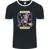 Fruit of the Loom T-Shirt Ringer Da Uomo Roller Ghoul Divertente Per Halloween Roller Skating FotL