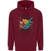 Awdis T- Rex Cooler Than Slitte Divertente Natale Bambini Felpa con Cappuccio