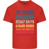 Gildan T-Shirt Leggera In Cotone Per Uomo Di 70 Anni Per Il 70° Compleanno