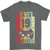 Gil dan T-Shirt Da Uomo Livello Su 19 Anni Compleanno 100% Cotone