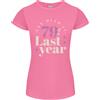 Gildan Divertente 80th Compleanno 79 Is So Ultimo Anno Donna Minuta Taglio T-Shirt