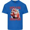 Gildan T-Shirt Di Natale Del Babbo Natale Nero Per Bambini