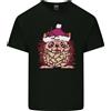 Gildan Natale Hedgehog che Indossa Un Natale Cappello da Uomo Cotone Leggero T-Shirt