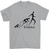 Gil dan T-Shirt Da Triathlon Running Nuoto Ciclismo Uomo 100% Cotone