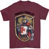 Gil dan Cavalieri Templari st Georges Giorno Inghilterra T-Shirt 100% Cotone