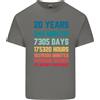 Gildan T-Shirt In Cotone Per Uomo Di 20 Anni Per Il 20° Compleanno