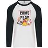 Fruit of the Loom Come To Play Lets Summon Demoni Ouija Board Uomo L/S Baseball T-Shirt