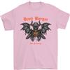 Gil dan Devil Burger Demon SATANA Grim Reaper BBQ Maglietta Uomo 100% Cotone