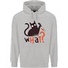 Awdis What? Divertente Murderous Gatto Nero Halloween Bambini Felpa con Cappuccio