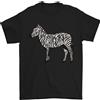 Gil dan Una Maglietta Da Uomo Zebra 100% Cotone