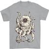 Gildan T-Shirt Steampunk Polpo Kraken Cthulhu Uomo 100% Cotone
