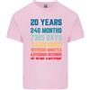 Gildan T-Shirt In Cotone Leggero Per Uomo Di 20 Anni Per Il 20° Compleanno