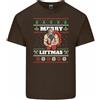 Gildan Merry Liftmas T-Shirt Uomo Divertente Sollevamento Pesi Bodybuilding Gym