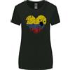 Gildan Love Columbia Flag Giorno Colombiano Maglietta Donna Taglio Ampio