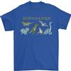 Gildan T-Shirt Da Uomo 6 Dinosauri 100% Cotone