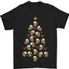 Gil dan Birra Albero di Natale T-Shirt 100% Cotone