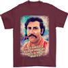 Gil dan Maglietta Da Uomo Con Citazione Di Pablo Escobar 100% Cotone