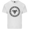 Gildan T-Shirt In Cotone Leggero Nero Con Simbolo Viking Skaldenmet Per Uomo