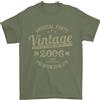 Gildan T-Shirt Vintage Anno 20 Compleanno 2006 Uomo 100% Cotone