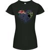 Gildan T-Shirt Donna Taglio Petite Isola Pitcairn Love Flag