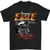 Gildan Urlante Aquila Biker Motocicletta T-Shirt 100% Cotone