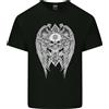 Gildan T-Shirt Per Bambini Con Ali Di Teschio Viking Gothic