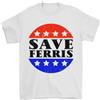 Gildan Save Ferris Affliggere Divertente 80s Film T-Shirt 100% Cotone