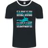 Fruit of the Loom Smart People Hobby Divertente Scuba Diving Diver Uomo Ringer T-Shirt FotL
