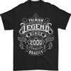Gildan Maglietta Uomo 26° Compleanno Premium Legend 2000 100% Cotone