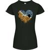 Gildan Love Flag Tierra Del Fuoco Provincia Argentina T-Shirt Donna Taglia Petite
