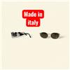 Custom occhiali da sole uomo donna vintage anni 90's metallo ovali made in italy CUSTOM