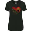 Gildan Love Papua New Guinea Flag Day Calcio Donna T-Shirt A Taglio Ampio