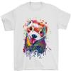 Gildan T-Shirt Da Uomo In Acquerello Per Furetti 100% Cotone