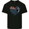 Gildan Love Flag Tristan Da Cunha Calcio Uomo Leggero Cotone T-Shirt