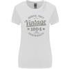 Gildan T-Shirt Bianca Vintage Anno 32 Compleanno 1994 Donne Taglio Larghezza